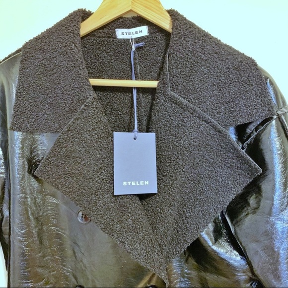 Patent trench coat - Picture 4 of 8